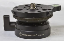 Sunfwayfoto DYH-66i 66mm Tripod Levelling Base with Offset Bubble Level