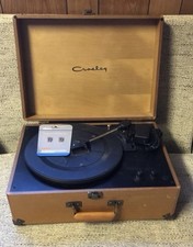 Crosley CR249-NA1 Brown Record Player Turntable Belt Drive 33/45/78RPM Headphone