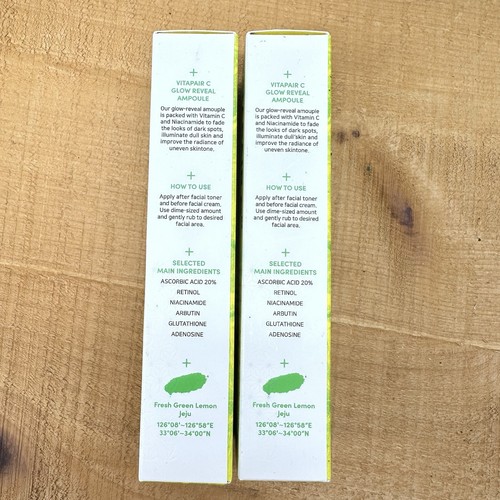 2x Nature Republic Vitapair C Pure Vitamin C 20 Glow Reveal Ampoule 24ml Lot - Afbeelding 4 van 6