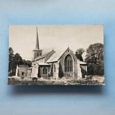 Walsingham Postcard C1959 Real Photo Norfolk Parish Church Of St Mary