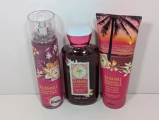 Bath & Body Works Bahamas Passionfruit & Banana Flower Cream Shower Gel & Mist