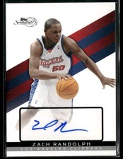 2008-09 Topps Signature #TSA-ZR Zach Randolph #/1799 Auto