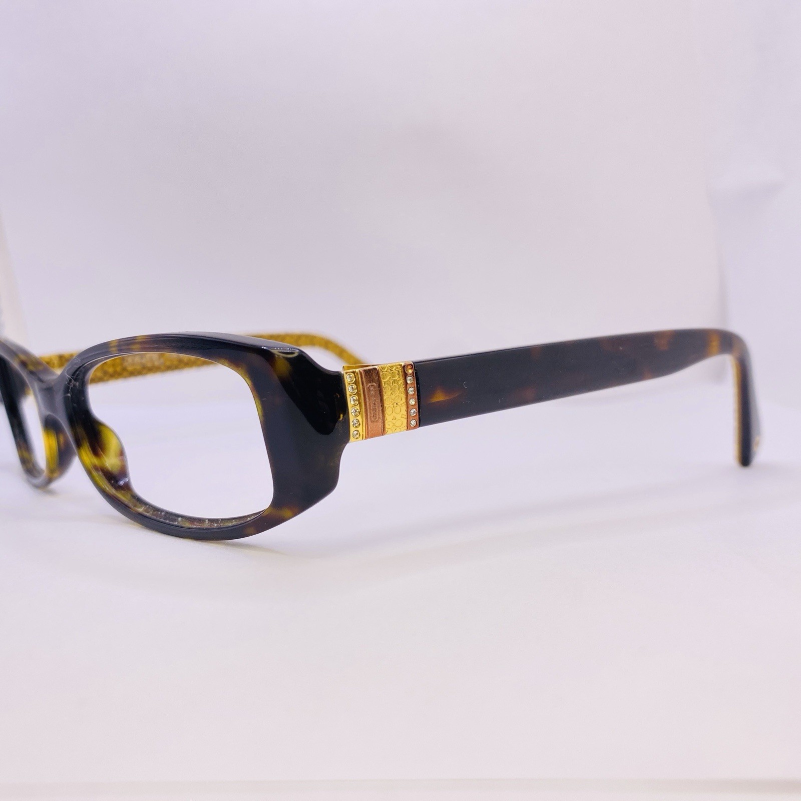 Coach Eyeglasses HC 6033B Melinda 5033 Dark Tortoise 51 [] 15 135 MM Gold thumbnail 6