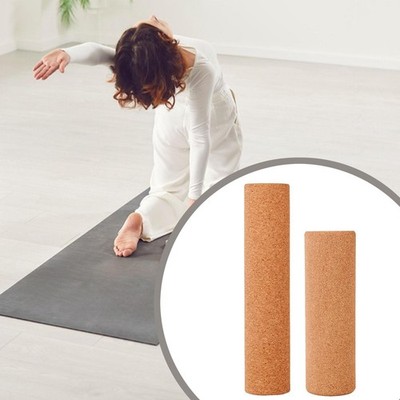 Kork Yoga Roller Rückenrolle Yoga Praxis Fitness für Füße Oberarm Tanz