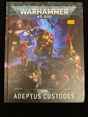 Games Workshop Warhammer 40k Adeptus Custodes Codex Lot B Hardcover