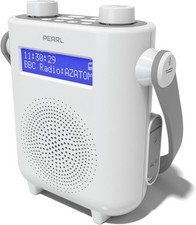 DAB/DAB+ & FM Digital Shower Radio | Bluetooth | IPX5 Water Resistant Technolog
