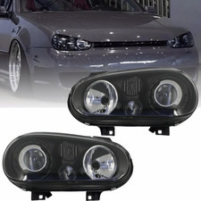 Scheinwerfer Set für VW Golf 4 IV R32 look schwarz 09.1997-09.2003