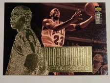 1995-96 Upper Deck Collector's Choice Michael Jordan Gold Foil JC12