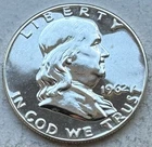1962 Proof Franklin Half Dollar 90% Silver-INV#9116