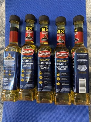 Gumout 510014 Regane Complete Fuel System Cleaner, 6 oz 5 Pack Sealed