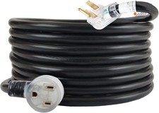 50FT 220V 50AMP Welder Extension Cord 8 Gauge NEMA 6-50