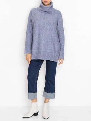  MARINA RINALDI Pullover aus WOLLE und ALPAKA-Mischung MR (M) IT52_ DE44_ GB18_FR48