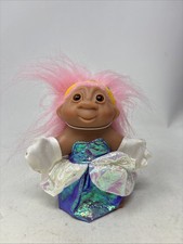 2005 Dam Troll Doll Princess With Tiara And Gloves