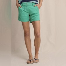 Southern Tide Women  s Caroline 5  Shorts Mint Green Size 8