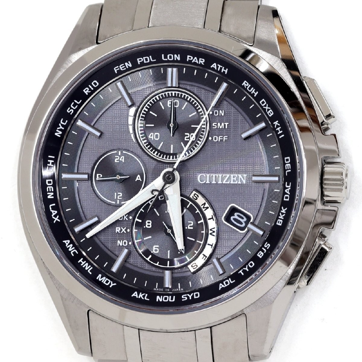 Citizen Attesa AT8040 57E H804 T018696 Watch Radio Clock 