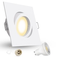 Led Einbaustrahler Warmweiß GU10 2W 230V Schwenkbar Deckenlampe Deckenstrahler