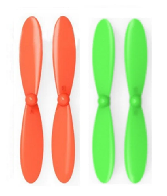Hubsan X4 H107L Orange Green Propeller Blades Propellers Props 10 Pack - Image 2 of 2