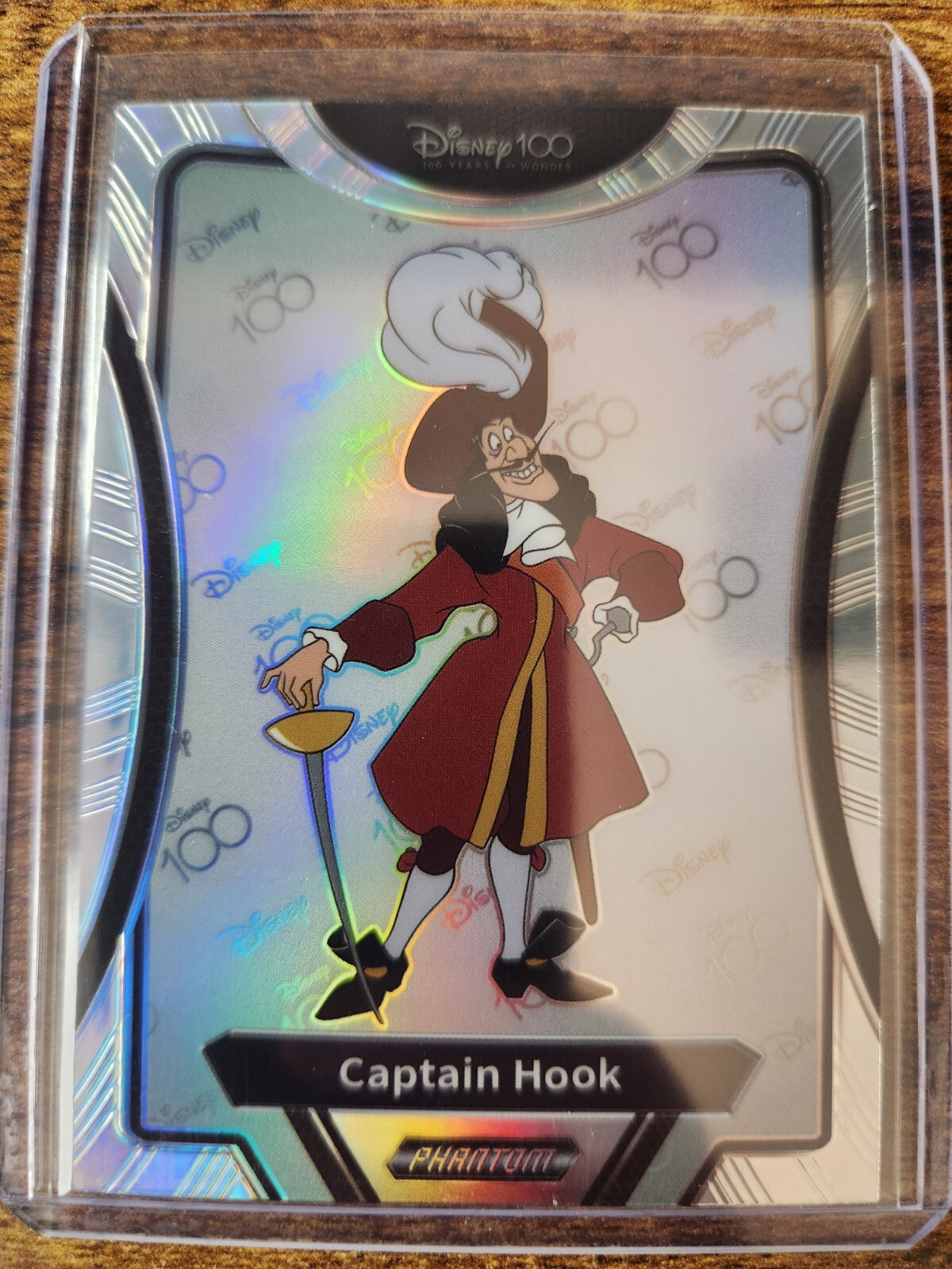 2023 Kakawow Phantom Disney 100 Years of Wonder Captain Hook Silver Holo Pan