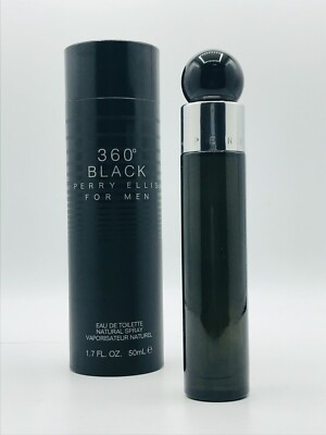 Perry Ellis 360 Black Men Cologne Spray oz 50 ml New In Box