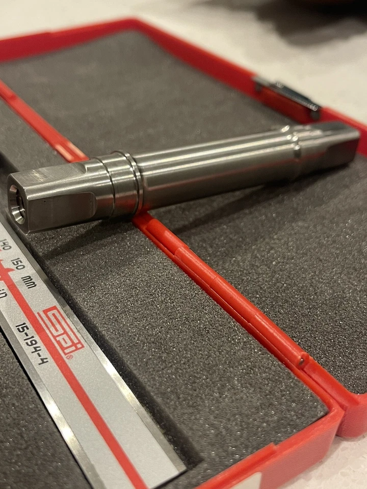 Titanium Bottom Bracket Spindle 73 X 117 New Old Stock Ti-6AL-4V - Image 4 of 4