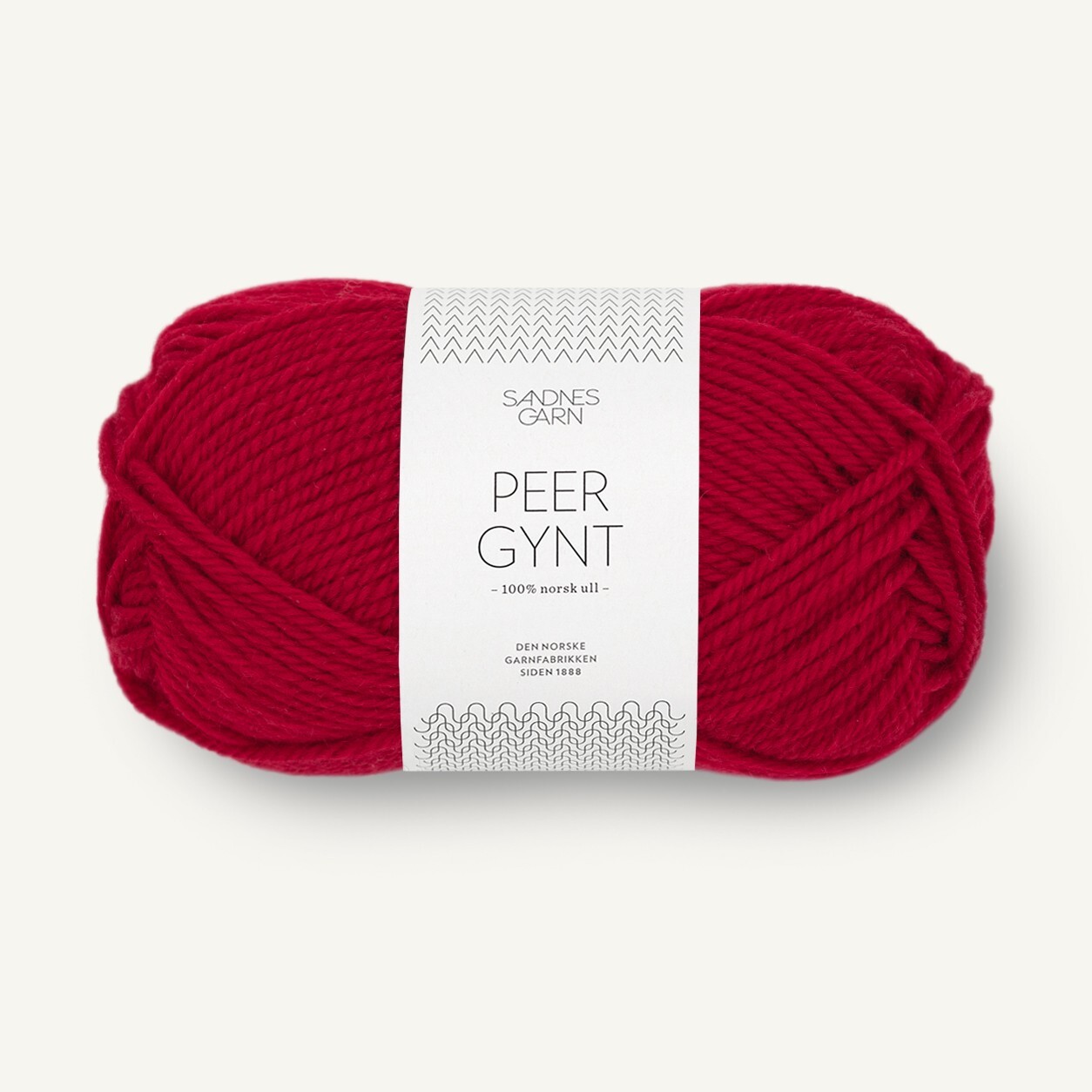 Peer Gynt By Sandnes Garn - Red (4228) - 50 G / Approx. 91 M Wool