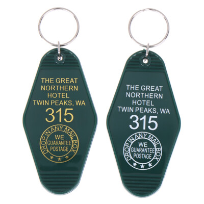 Twin Peaks Key chains The Great Northern Hotel Room 315 Key Tag