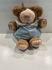 FURSKINS JUNIE MAE Xavier Roberts Stuffed Plush Teddy Bear 15 Vintage 1980 s