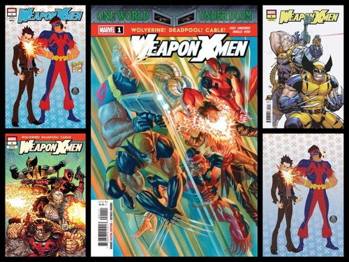 WEAPON X-MEN #1 MARVEL COVER PICK/VARIANTS/SET/RATIOS 1:25 1:50
