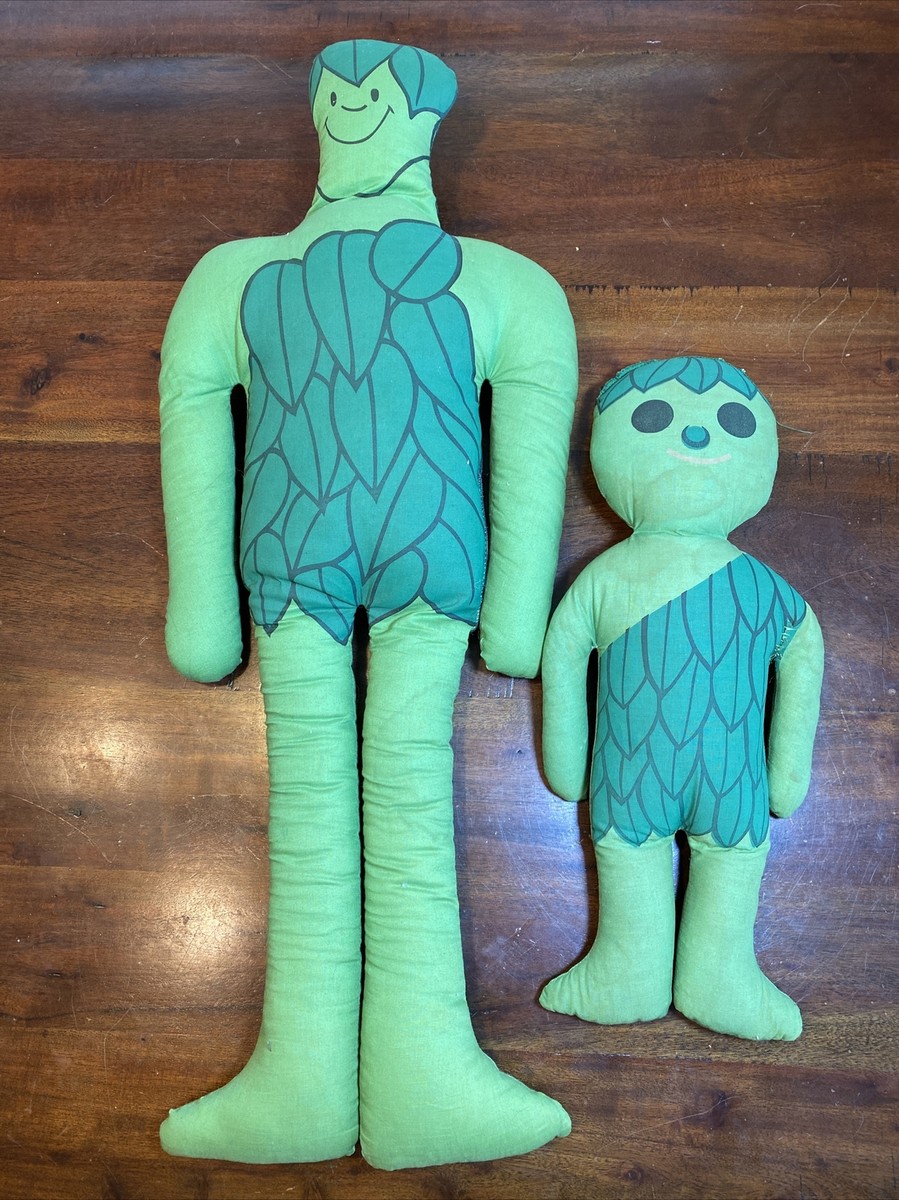 70' JOLLY GREEN GIANT rag doll ラグドール Jolly Green Giant Little Sprout 15 Inches Tall - Vintage