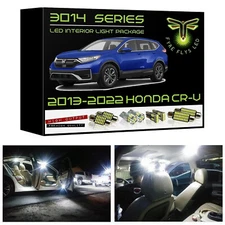 White LED interior lights package kit for 2013-2022 Honda CR-V/HR-V 3014 Series