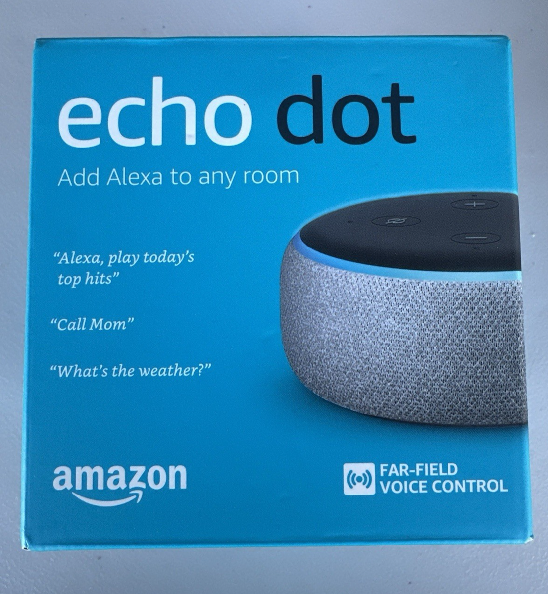 Amazon Echo Dot (3rd Generation) – Smart Speaker with Alexa – Heather Gray  – NEW
