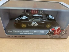 1/43 CMR FORDMGT40 MK II WINNER 24H LEMANS 1966 MCLEREN - AMON