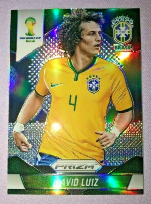 2014 PANINI PRIZM WORLD CUP DAVID LUIZ SILVER REFRACTOR | eBay