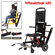 Foldable/Portable Motorized Climbing Wheelchair Stair Lifting Chair Elevator New