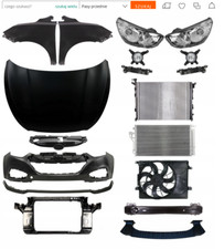 Satz Motorhaube Frontmaske Stoßstange für Hyundai IX35 2010-2013