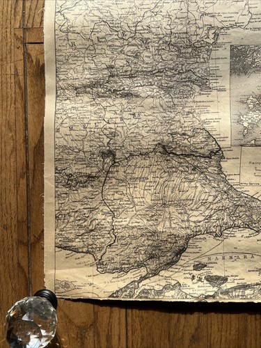 Rare 1915 World War 1 Map of The Balkans by Army Service Schools - Picture 4 of 12