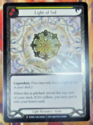 Light of Sol CF cold foil