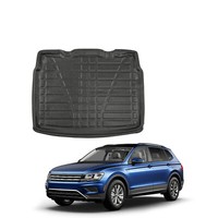 Kofferraumwanne Laderaumwanne FüR VW Tiguan 2 2016-2024 Unteren Ladeboden