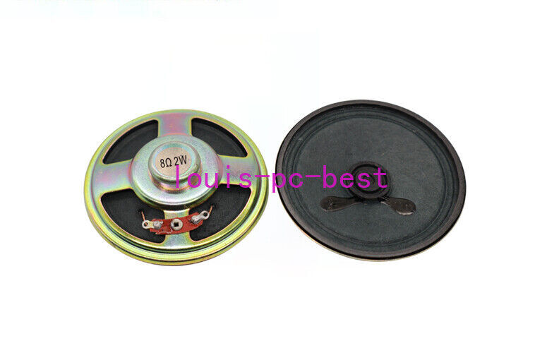 2pcs 57MM 8ohm 8Ω 2W full-range speaker Loudspeaker Round woofer