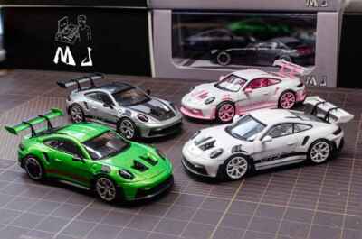 MJ 1:64 911 GT3 RS Miniature Diecast Toys Car Models Collection