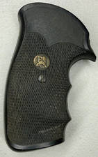 Pachmayr Gripper Smith & Wesson S&W  K Frame Round Butt Grips  Black Made In USA