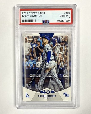 2024 Shohei Ohtani – Topps 50/50 #100 – PSA Gem Mint 10 | eBay