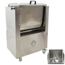 Electric Meat Mixer Vegetable Blender Sausage Filling Mixing Machine 110V 60L