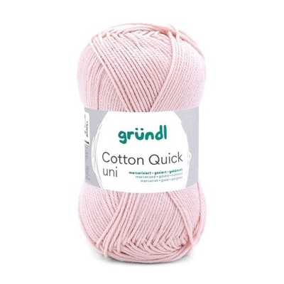 GRÜNDL WOLLE COTTON QUICK 50g NUDE LL 125 m 100% BAUMWOLLE 100G/5,58 