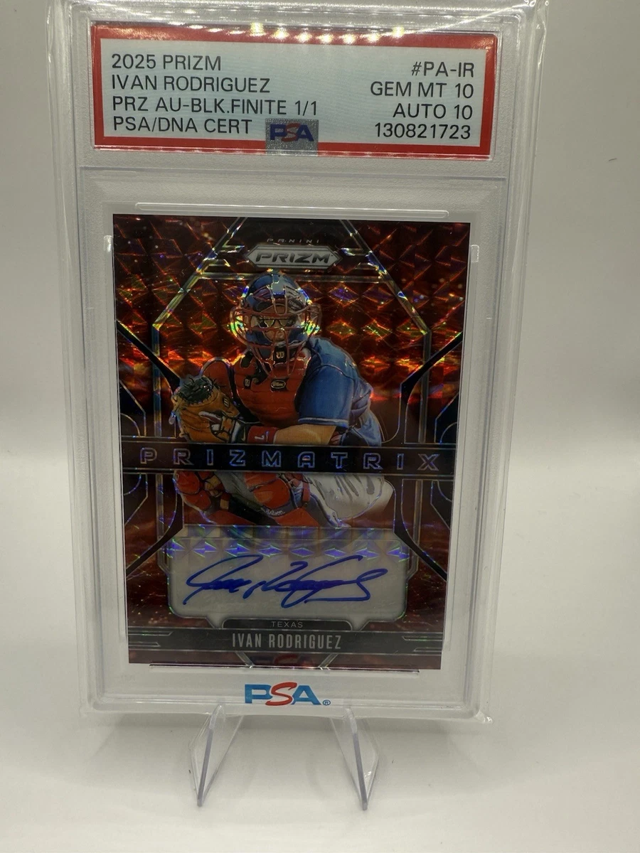 Ivan Rodriguez 10 Graded Baseball Sports Trading Cards