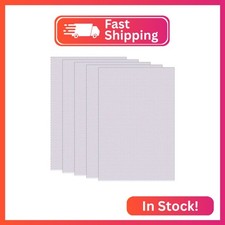 Pndeyo 5 Sheets White Fursuit Eyes Mesh, 0.8mm Waterproof PVC Eye Mesh Sheet, Pr