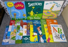 18 Dr Seuss Books Lot Cat in the Hat Beginner Books HC Kids Classics Bundle