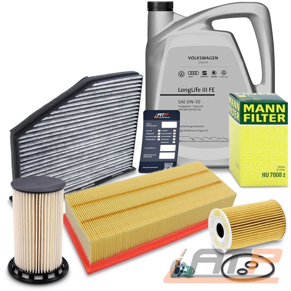 INSPEKTIONSPAKET FÜR AUDI Q3 SEAT ALHAMBRA VW PASSAT 3C SHARAN TIGUAN 2.0 TDI