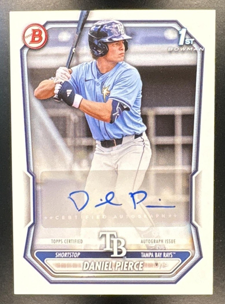 2026 Bowman #BPA-DP Retail Auto 1st Prospect Daniel Pierce