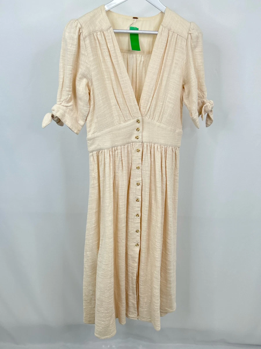 white christmas dresses Free People Catalina Mini Dress Ivory / S
